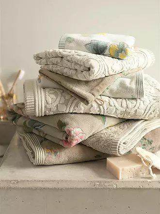 PIP STUDIO | Asciugamano per ospiti LES FLEURS 30x50cm D- Blu | hellbraun